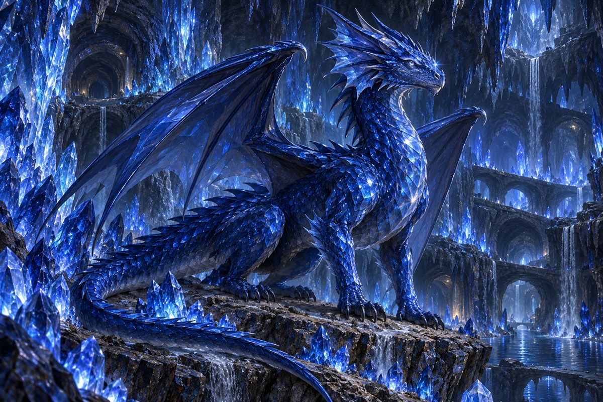 A Sapphire Dragon